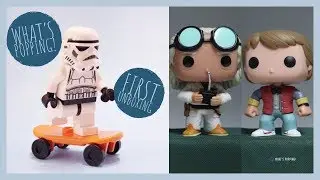 Unboxing Back to the Future Funko Pop! Vinyl figures.