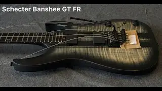 Schecter Banshee GT FR and Ernie Ball Paradigm