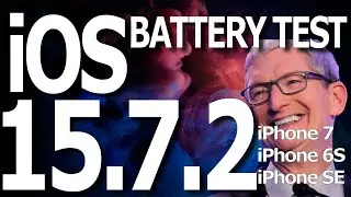 iOS 15.7.2 Battery Life / Battery Drain / Battery Performance Test.