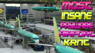 Best Payware Airport Ever - KRNT SEATTLE RENTON Airport Scenery Details - MSFS 4K Details