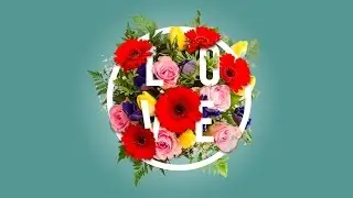 Easy Tutorial | How to Create a Floral Typography Text Effect in photoshop