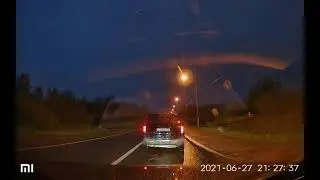 Ночная гроза 27 июня 2021 года