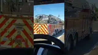 как тормозят пожарные в США????