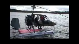 Испытание поплавкового автожира