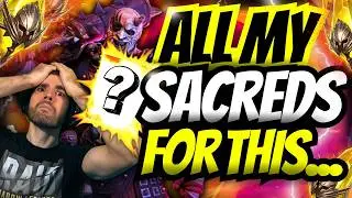 😱 ALL MY SACREDS FOR MASAHIRO! RAID SUMMON RUSH! 💥