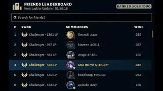QUEUE RANK CHALLENGER - SEA #1