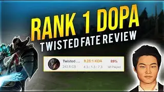 Rank 1 DOPA smurfing in CHINA | Translated Twisted Fate review