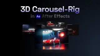 3D Gallery Carousel in After Effects | Full Rig Setup Tutorial