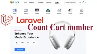 7#1 Shop with laravel 10 count cart number