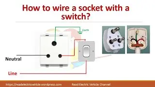 How to wire a switch with a socket, bulb and fan regulator? step by step procedure.