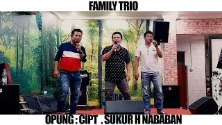 Family trio - Opung cipt : Sukur H nababan (live)