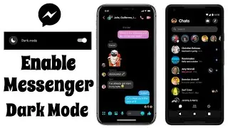 *New Update* How To Enable Messenger Dark Mode On iOS And Android ? No Root, No JB