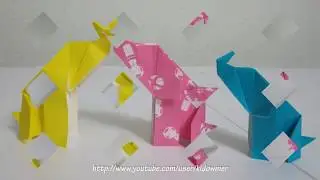 Origami Elephant Tutorial (designed by Sok Song)