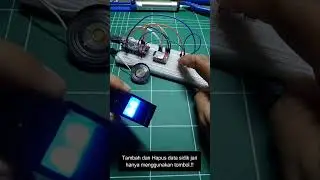 Menambahkan data sidik jari hanya dengan tombol