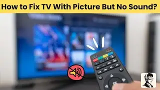 How to Fix a TV With Picture But No Sound? Try These Fixes!