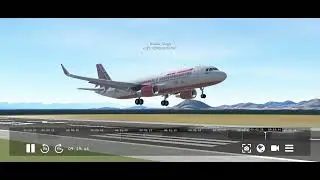 A320 Hard landing at Santos dumont airport | infinite flight #swiss001landing