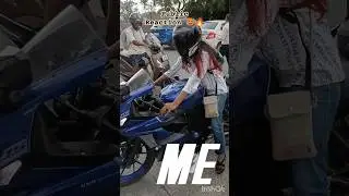 Every Biker's Dream 😍🥵🔥#r15 #ridergirl #reaction