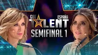 PROGRAMA COMPLETO con el jurado LLEGANDO TARDE al directo | Semifinales 01 | Got Talent España 2019