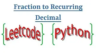 Leetcode Question 166 