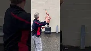 Knife throw to the jibbies 😂