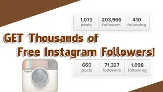 How to get 1000 Instagram Followers and Likes - Free