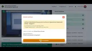 Latihan IKM - Penyusunan kurikulum operasional madrasah