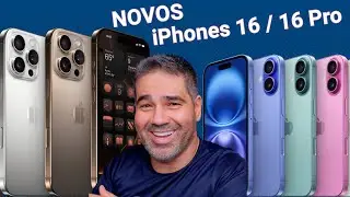Chegou! Novos iPHONES 16 e 16 PRO: Tudo que você PRECISA SABER.