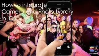How to integrate camera and photo library in xcode
