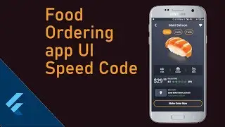 Flutter Food Ordering App UI SpeedCode