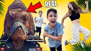 Los DINOSAURIOS que llegaron en CAMIÓN que hicieron creer que  ¡ERAN REALES!