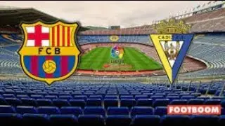 Барселона - Кадис 2-0, Ла Лига, 19.02.2023, голы: Роберто 42,  Левандовски 45+1