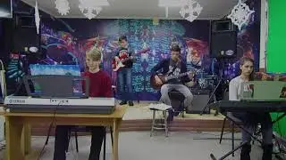 Репетиция группы "Gorące serce". К.Santana "I Love You Much To Much".
