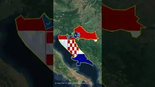 CROATIA MAP ANIMATION WITH CAPITAL IN AFTER EFFECTS #shorts