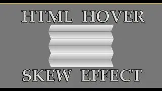 Css skew property ।| fold unfold hover effect