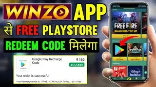 Winzo Gold Playstore Redeem Code | Winzo App Se Playstore Redeem Code Kaise Le