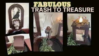 Primitive Decor Thrift Flips & Dump Finds Upcycled | Interior Home Decorations