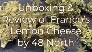 Unboxing & Review Of Franco's Lemon Cheese by 48 North | Strain Hunters