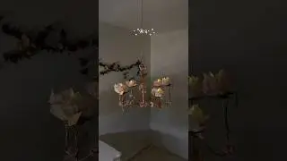 Ultimate flower chandelier 🥹🧚🏻‍♀️🌸