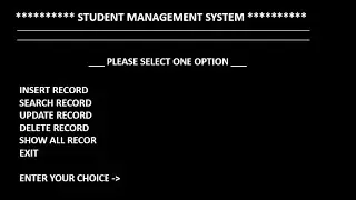 C++ Project Student Management System with source code in Urdu/Hindi