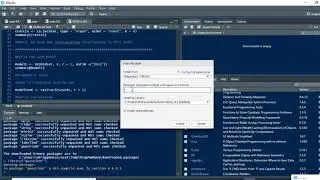 How to install and load packages in R studio