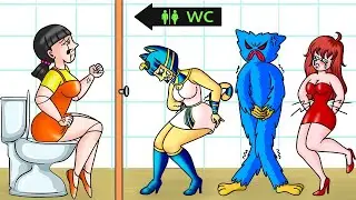 Squid Game Parody AnKha WC Problem  - Friday Night Funkin' Animation | Gacha Animations