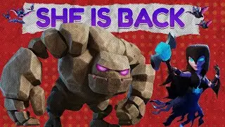 GOLEM NIGHT WITCH DECK is BACK!!  - Clash Royale