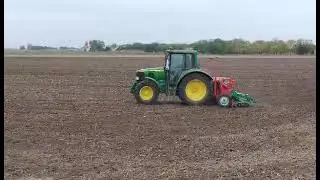 John deere 6320 agro masz sr300 setva psenice 2025