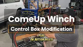 ComeUp Winch Control Box Mod - Water drainage and start button delete!