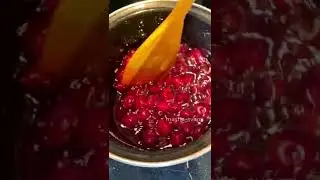 Очень вкусный вишневый конфитюр к вашим любимым блюдам 🍒