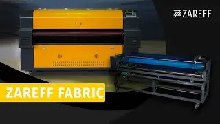 Fast and high-quality fabric cutting. Review of the ZAREFF FABRIC laser machine with a roll unwin...