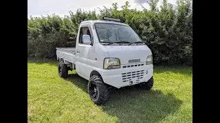 Suzuki Carry Mini Truck Walk Around. 2001 DB52T w/Mods