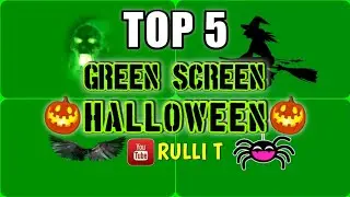 TOP 5 [1080p] GREEN SCREEN CHROMA KEY HALLOWEEN, HORROR, CREEPY