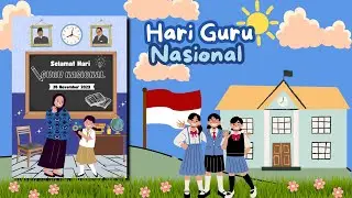 Tutorial Poster Hari Guru Nasional 2023 Cuma Pake Canva Free