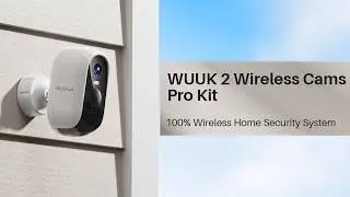 Wuuk 2k Security Cameras | Wireless Outdoor System | Home Security | Smart Home Integration